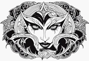 Vampire tattoo design tattoo idea
