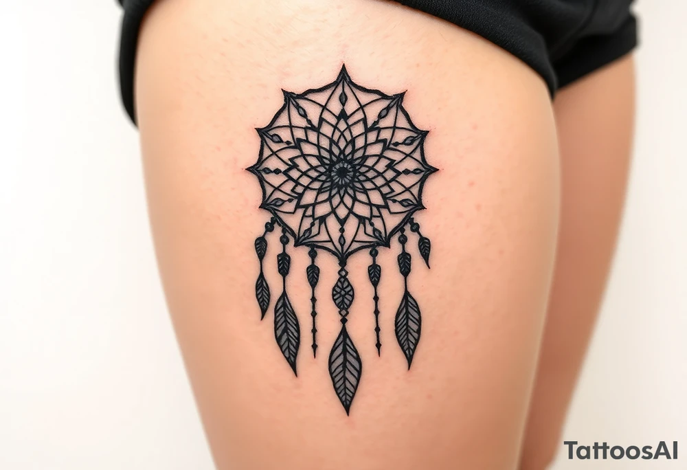 dreamcatcher tattoo idea