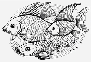 fishes irezumi tattoo idea
