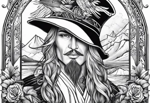 Scenery tattoo idea