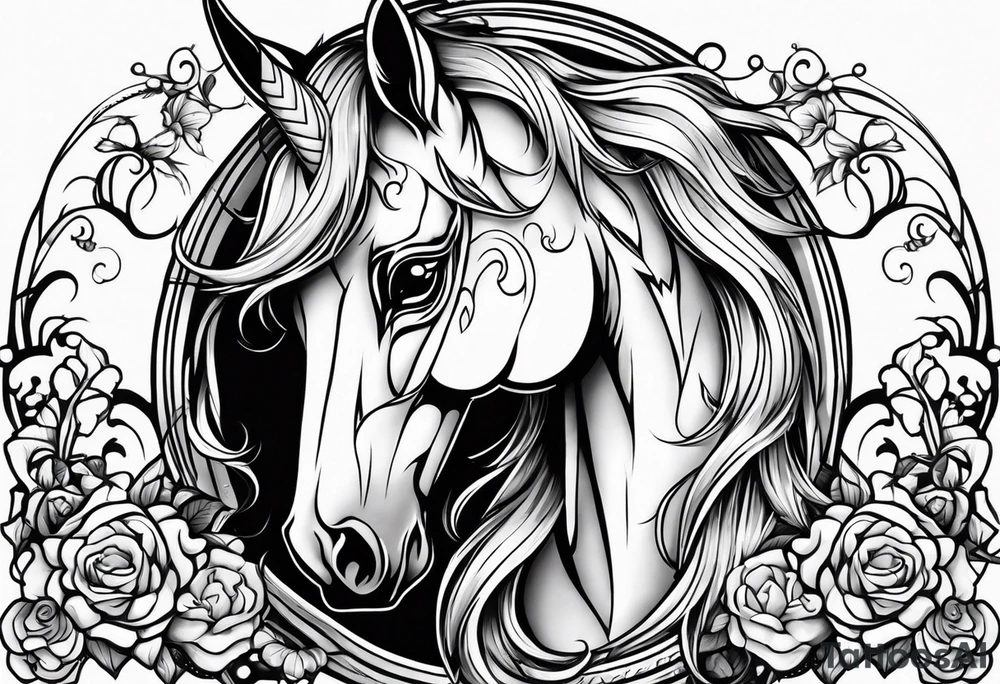 Goth my little pony tattoo idea