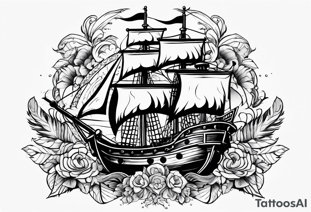 Tatouage pirate des caraïbe tattoo idea