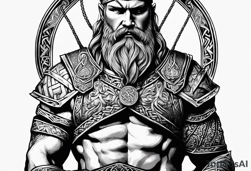 Viking prayer tattoo idea