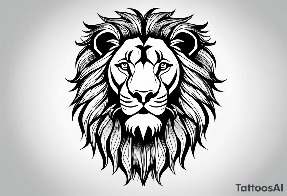 Lion from atlas tattoo idea