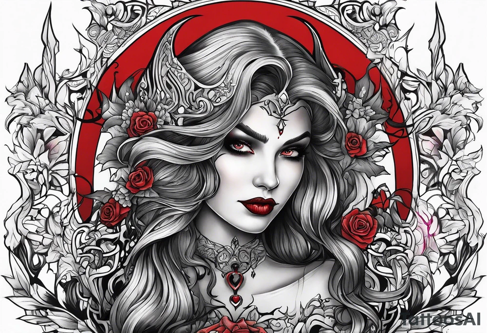 Vampire tattoo design tattoo idea