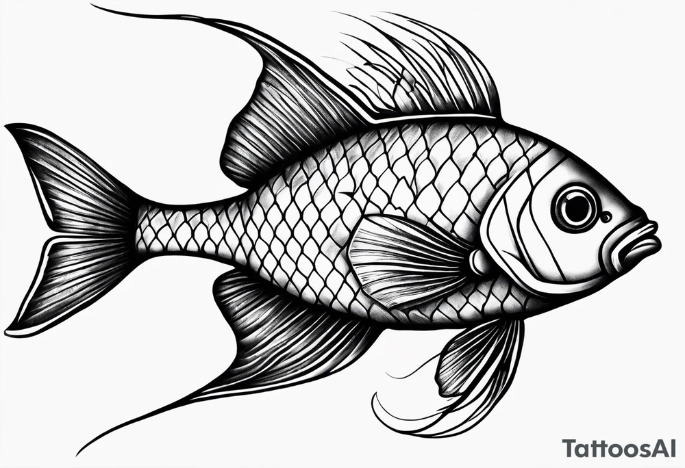 Gemini  fish tattoo idea