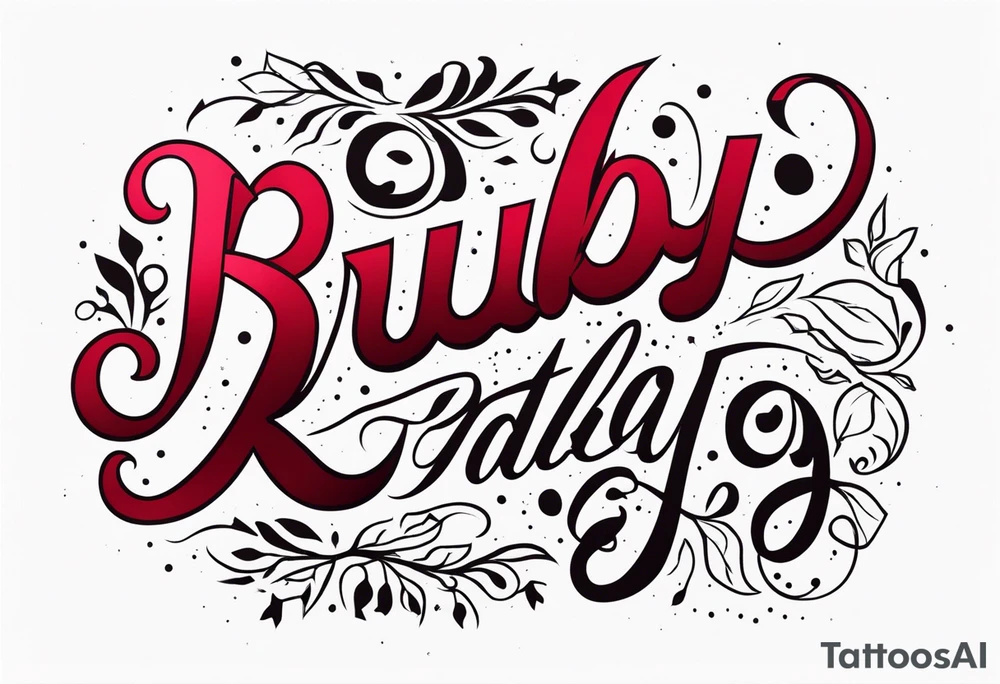 Ruby tattoo idea
