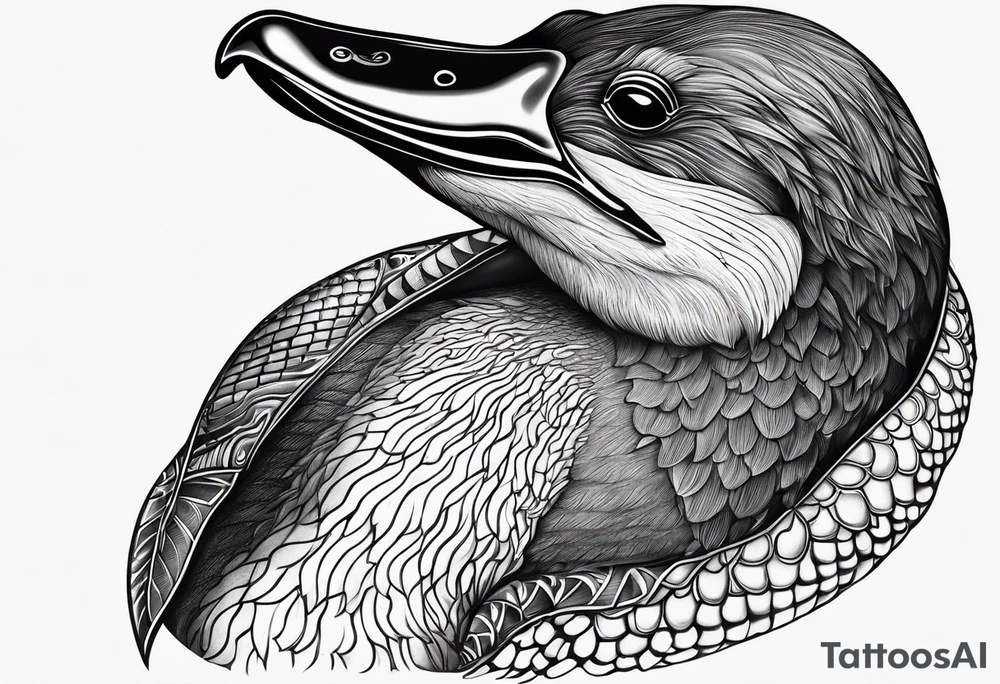 platypus tattoo idea