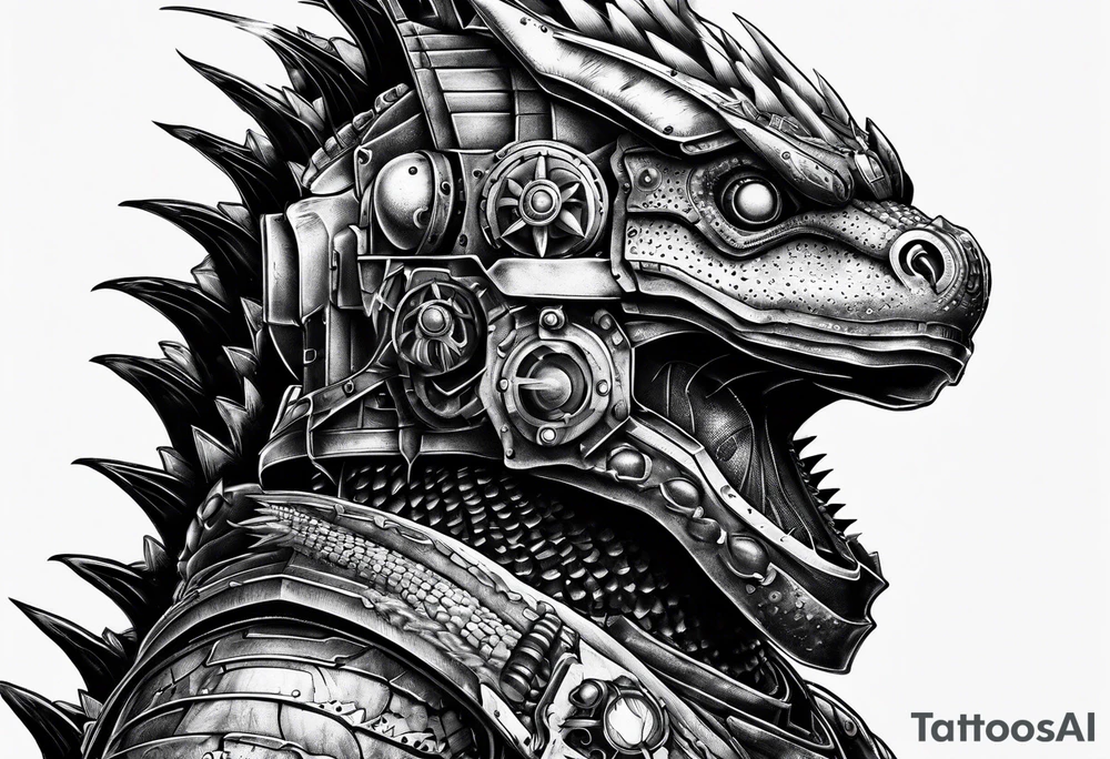 Mechagodzilla tattoo idea
