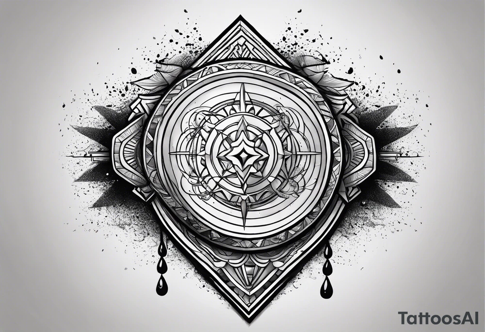 My tears ricochet shield tattoo idea