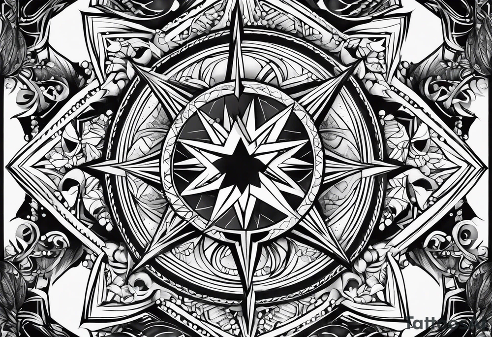 star tattoo idea