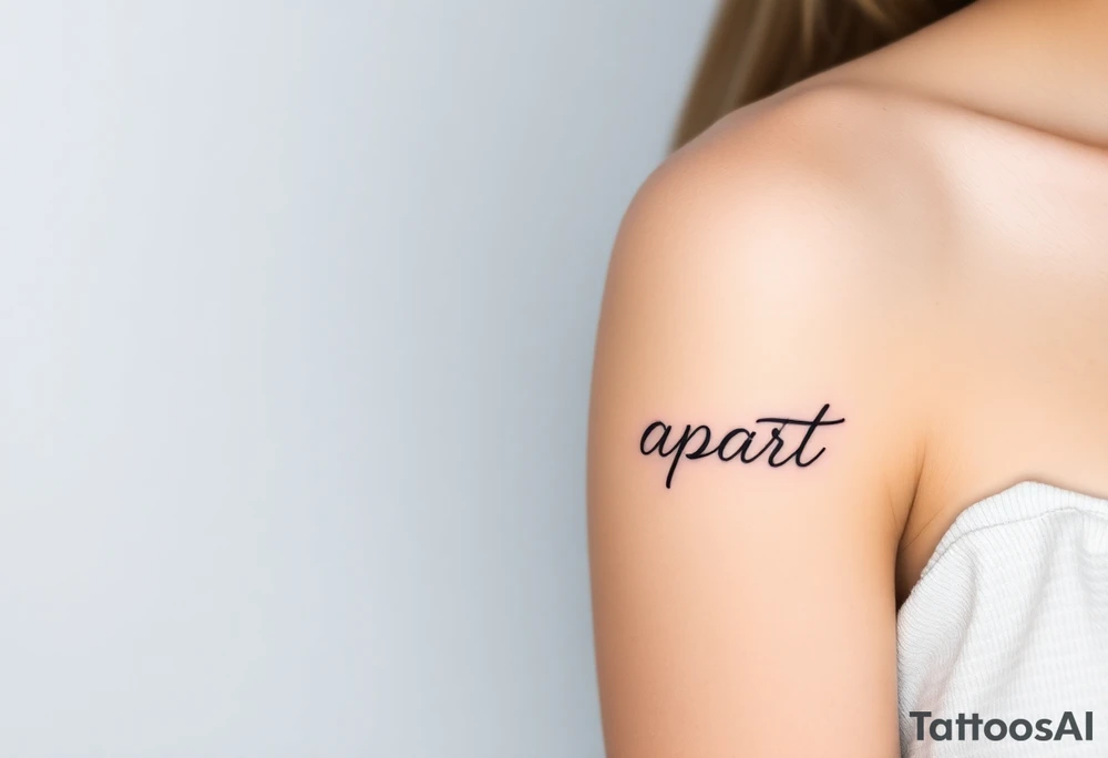 I fall apart tattoo idea