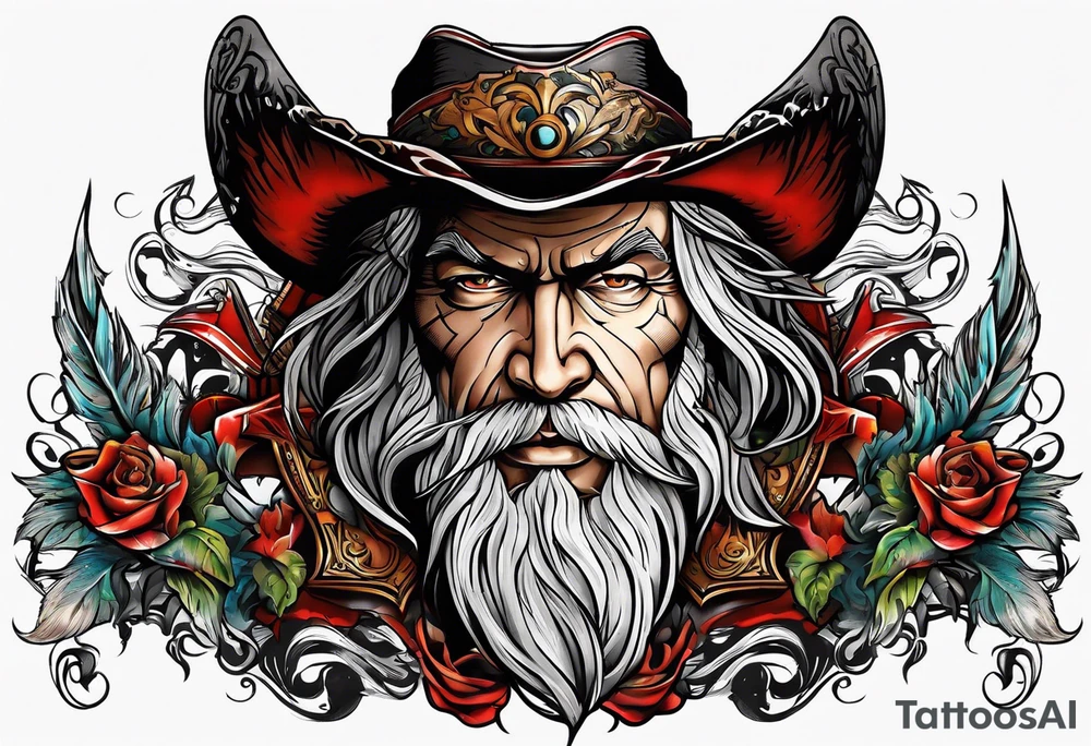 Western movie genere tattoo idea