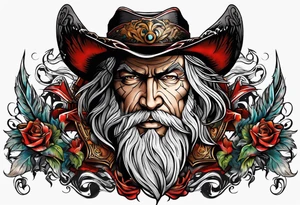 Western movie genere tattoo idea