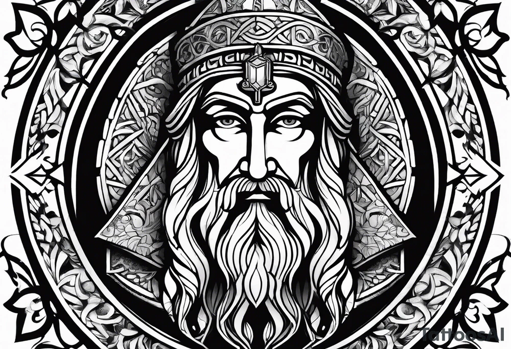The symbol of Matthias in the bible tattoo idea