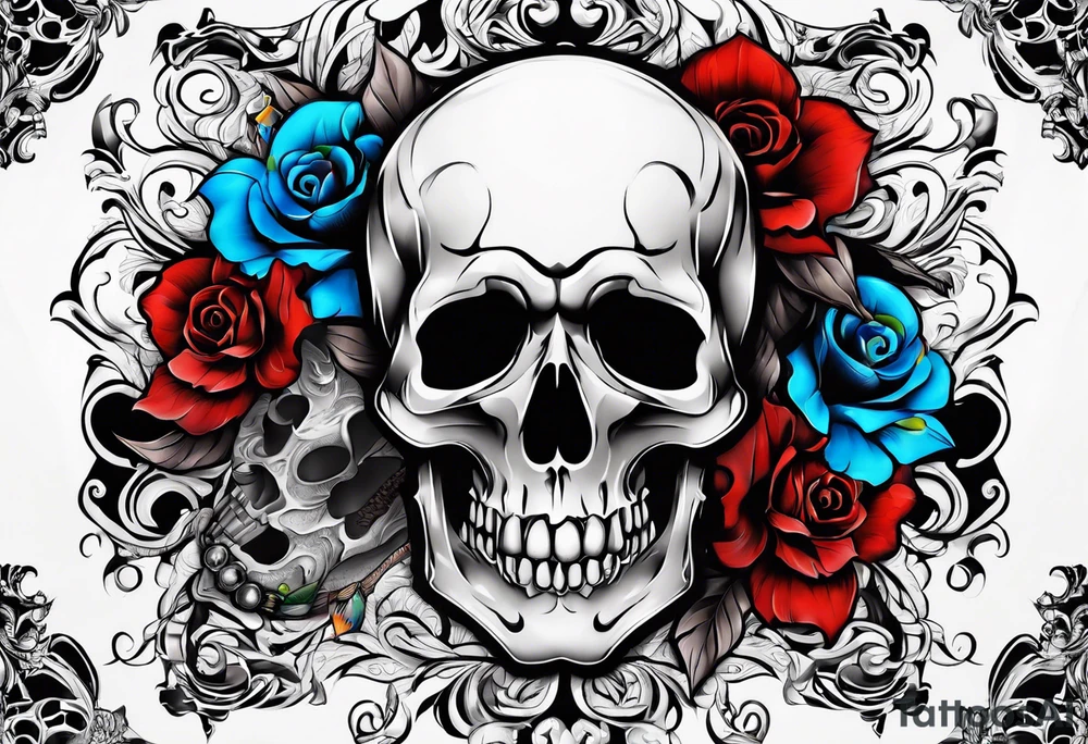 Autism, Skull tattoo idea
