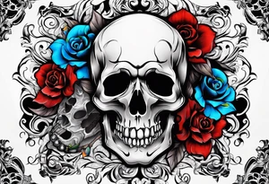Autism, Skull tattoo idea