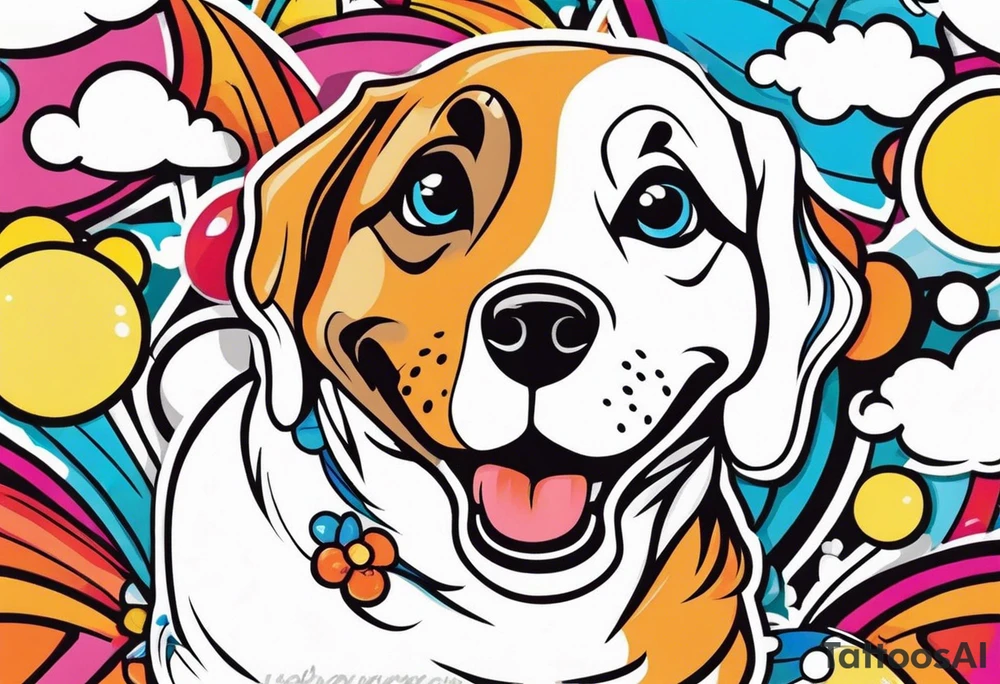 Dog tattoo idea