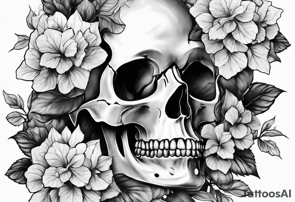Heavy is the head, rot, hydrangeas tattoo idea
