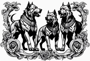 Cerberus tattoo idea