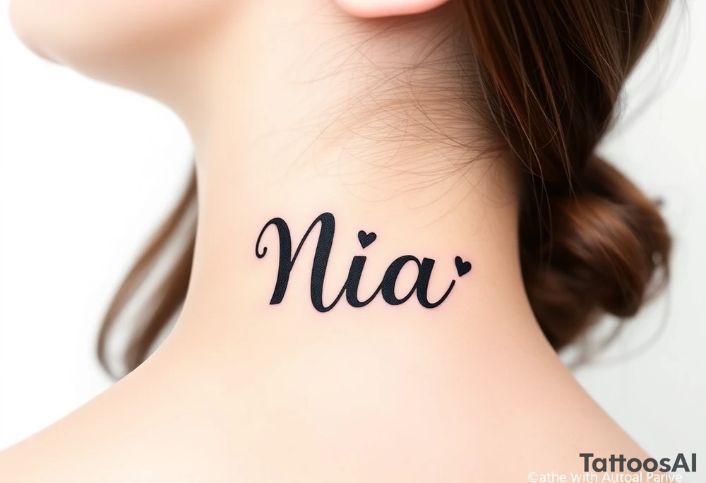 name Nia tattoo idea