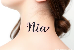 name Nia tattoo idea