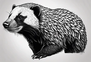 Honey Badger tattoo idea