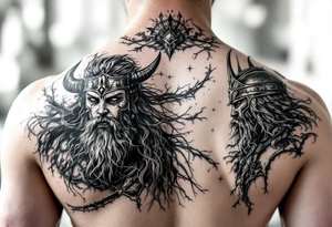 Female Viking fighters tattoo idea