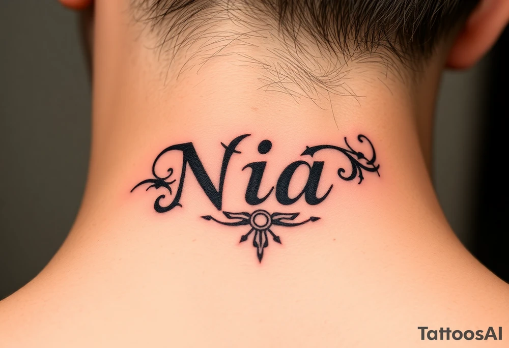 The name Nia tattoo idea