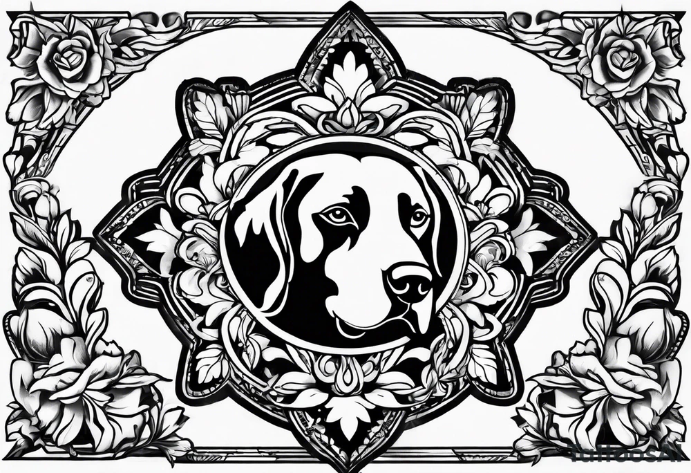 Paw print memorial tattoo tattoo idea