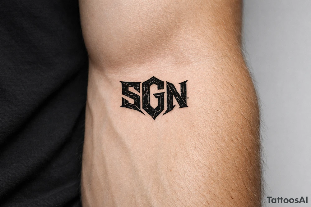 SGN tattoo idea