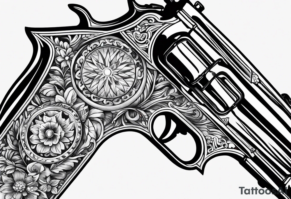 Texas theme forearm sleeve tattoo idea