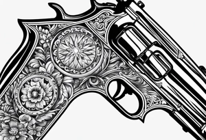 Texas theme forearm sleeve tattoo idea