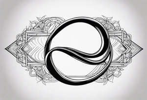 The words Even If and infinity symbol tattoo idea