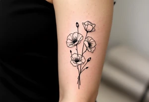 Poppies tattoo idea