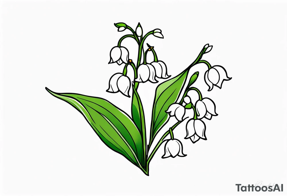Lily of the valley tattoo idea