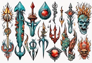 trident tattoo idea