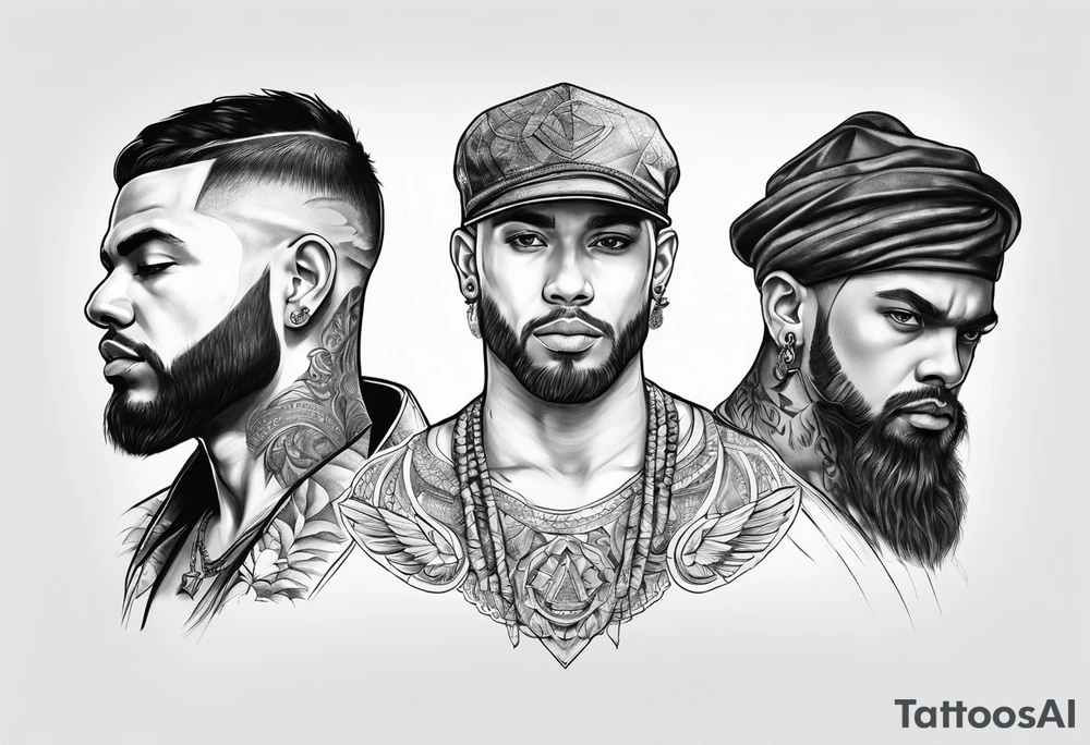 3 angles tattoo idea