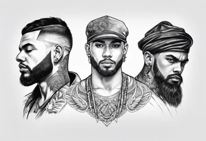 3 angles tattoo idea