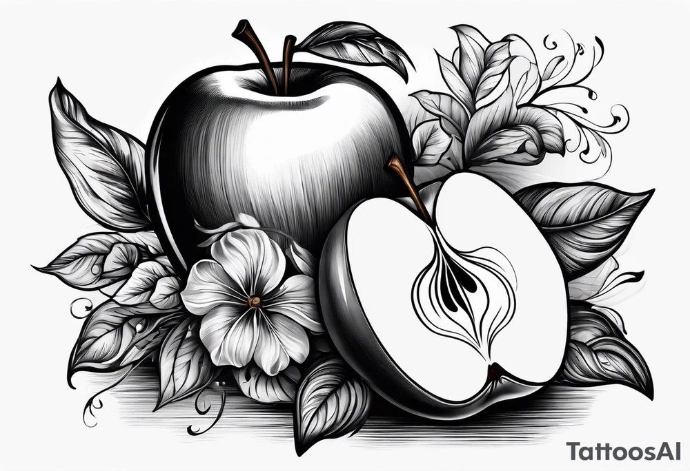 Apple, “Apple of my eye” tattoo idea