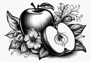 Apple, “Apple of my eye” tattoo idea