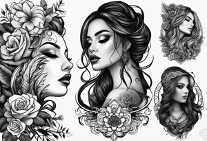 depression, grief and ptsd tattoo idea