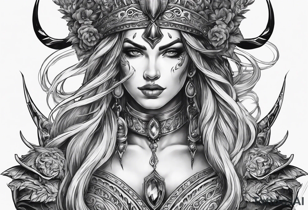 Fourche hades tattoo idea