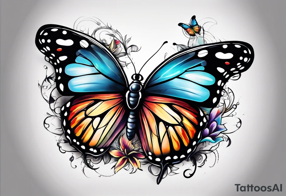 Butterfly tattoo idea