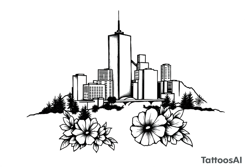 Portland oregon 503, north made tattoo idea