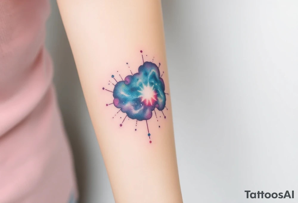 A galaxy tattoo idea