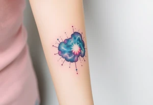 A galaxy tattoo idea