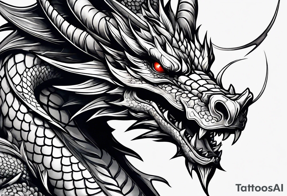 Dragon tattoo idea