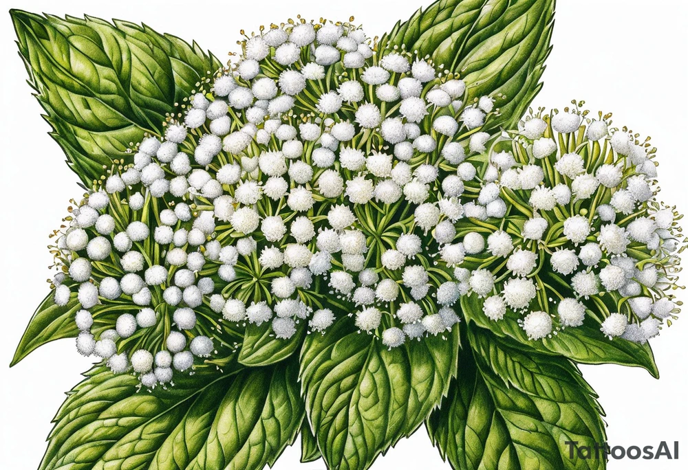 ageratina altissima (white snakeroot) tattoo idea