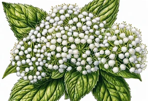 ageratina altissima (white snakeroot) tattoo idea